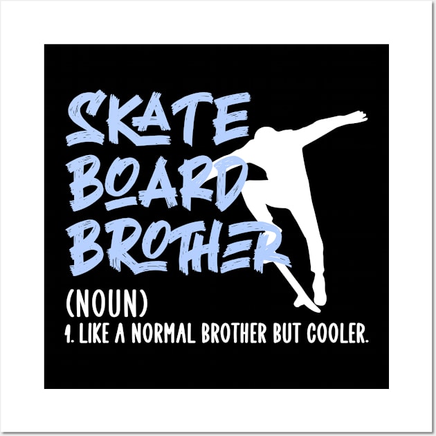 skateboard brother Wall Art by Jabinga